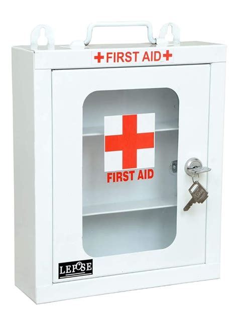 Lepose Wall mountable Metal First Aid Box/Emergency Medical kit/First ...
