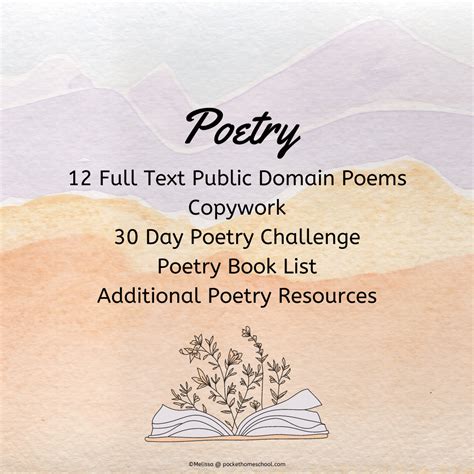 Poetry Pack - Pocket Homeschool