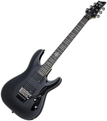 Schecter Damien Elite Fr Electric Guitar - Metallic Black With Guitar ...