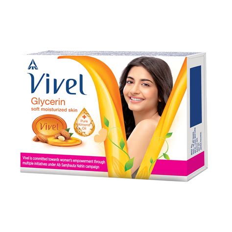 Buy Vivel Glycerin Bathing Bar Soap Combo Pack 100g (Pack of 4) Online ...
