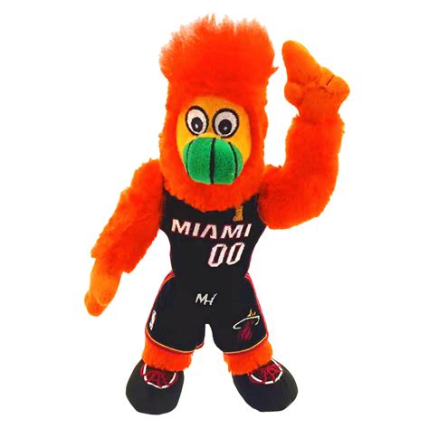 Miami HEAT 8 Icon Burnie Plush | Miami HEAT | Plush Toy
