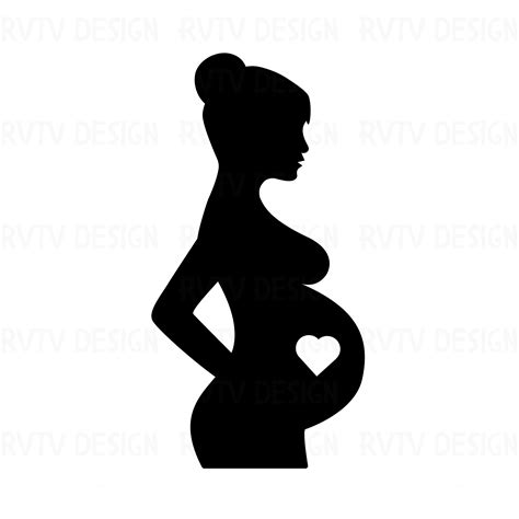 Pregnant Woman PNG, Silhouette Pregnant Woman, Mother's, Mom Shirt Png, Gift for Mom Png, Cut ...