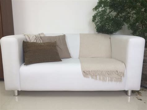 Sofa De Couro Branco