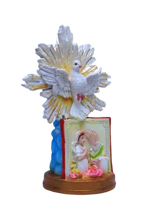 Holy Communion Sacred Soul 10 Inch Statue - Girl in Communion Dress ...