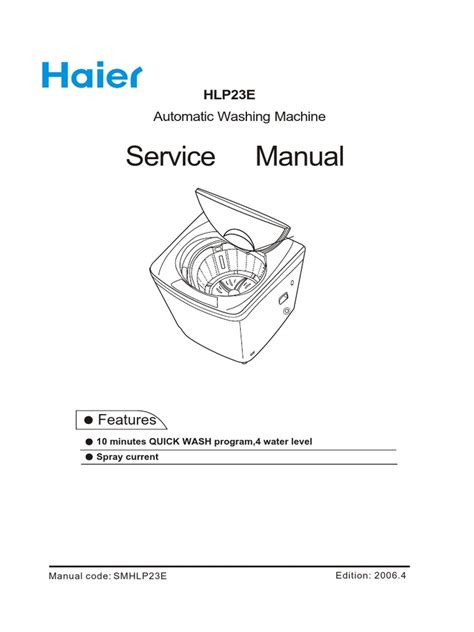 Image result for Haier Washing Machine Instructions