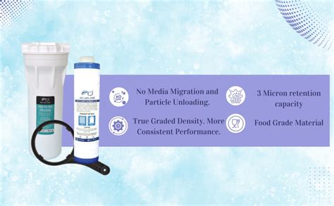 ACUALINE Semi Transparent Pre Filter Housing Kit, 3 Micon Screw Type ...