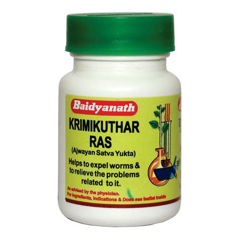 Baidyanath Krimkuthar Ras 80 Tab – Siddhayu