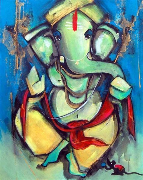 Abstract Ganesha 2 - "Ganesha Paintings" - Premium Quality Poster For ...