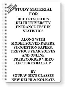 Study Material For Duet Statistics Delhi University Entrance Test In ...