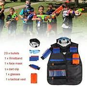 Buy Tactical Vest Kit Compatible for Boys N-Elite Series with Foam ...
