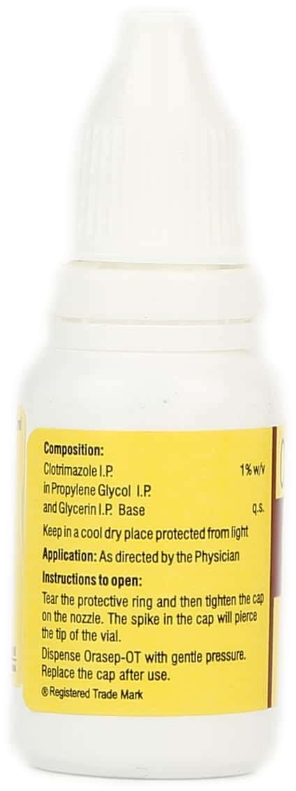 Buy Orasep Ot 1 % Mouth Paint (15) Online & Save Up to 24% at PharmEasy