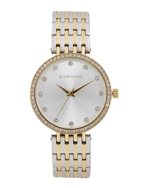 Giordano Women's Formal Two Tone Gold Metal Strap Watch, Model No ...