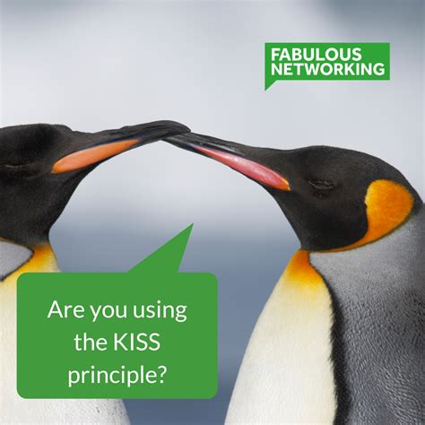 The KISS principle. - Fabulous Networking