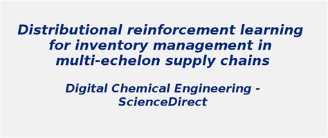 Inventory management in multi-echelon supply chains | S-Logix