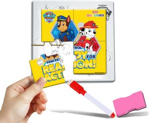 Wembley Paw Patrol - 3 in 1 Jigsaw Magnetic Puzzle for Kids 3+ Years ...