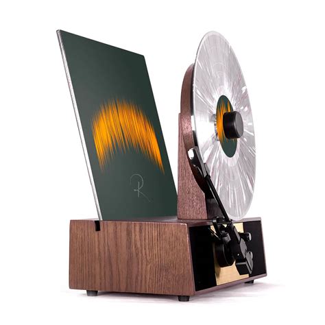 Fuse Rec - Vertical Vinyl Record Player w/ Album Cover Display Slot ...
