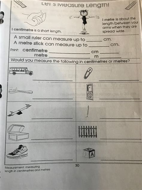 Image result for Free Printable Ruler Measurement Worksheets