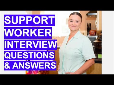 Support Worker Interview Questions Answers 的图像结果