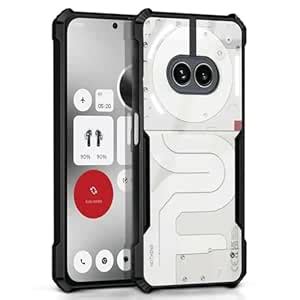 Amazon Brand - Solimo Shockproof Clear Back Cover for Nothing Phone 2a ...