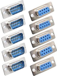ERHIndia (5 Pair) 2 Rows Solder Type Plug D-SUB Male and Female Pair ...