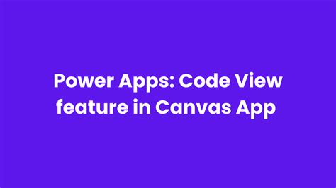 View Code Power App 的图像结果