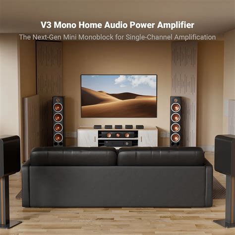 Fosi Audio V3 Mono Power Amplifier PFFB 3255 India | Ubuy