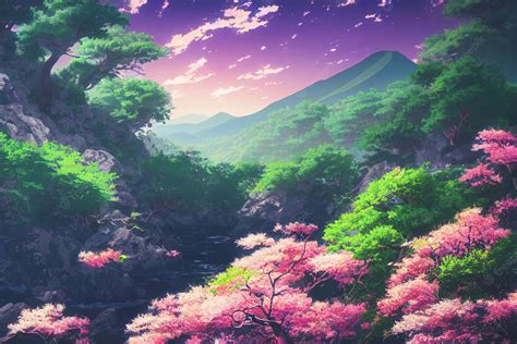 [100+] Cherry Blossoms Anime Scenery Wallpapers | Wallpapers.com