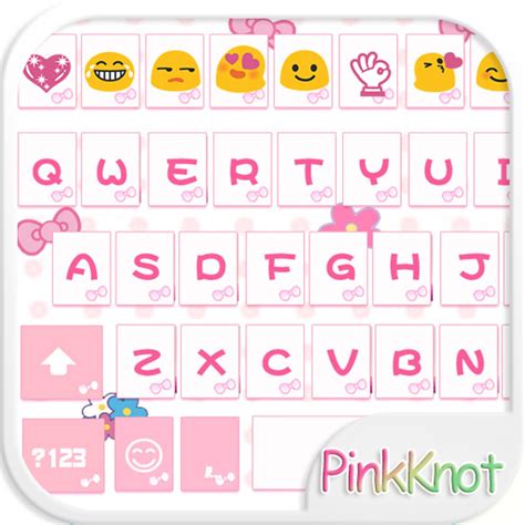 Pink Knot Emoji Keyboard Theme - App on Amazon Appstore