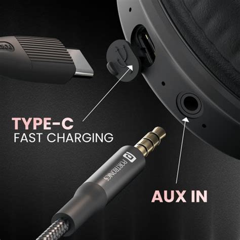 Portronics Muffs M3 Over Ear Headphones with ANC Enabled,40 Hours ...