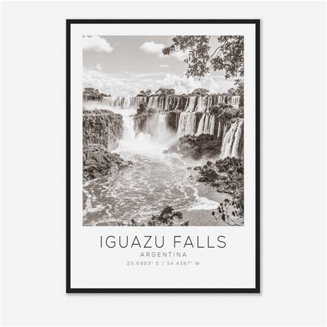 Iguazu Falls - Custom Maps & Posters