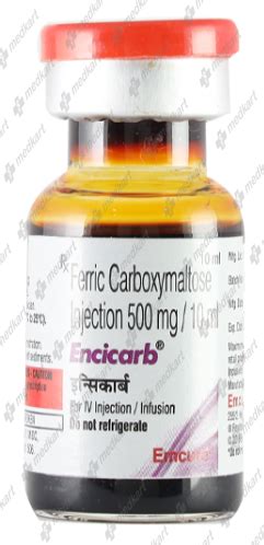 ENCICARB 500MG INJECTION 10 ML : View Price, Combination and ...
