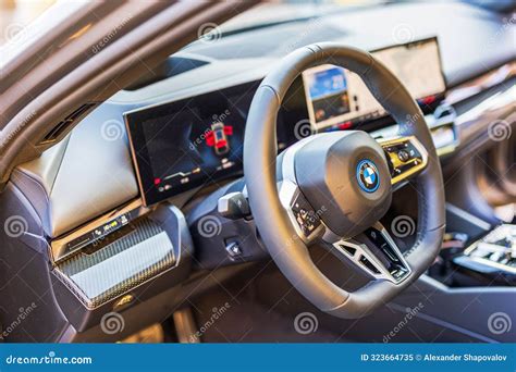 Navigation Panel Of New Model Of Skoda Enyaq IV Electric SUV Editorial ...