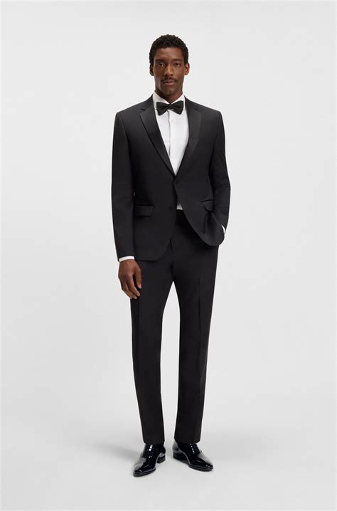BOSS - Leather Oxford shoes with leather lining - Black