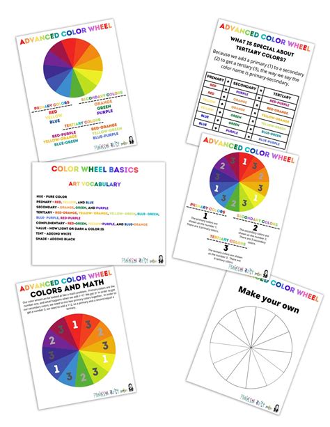 Image result for Basic Color Wheel Printable Template