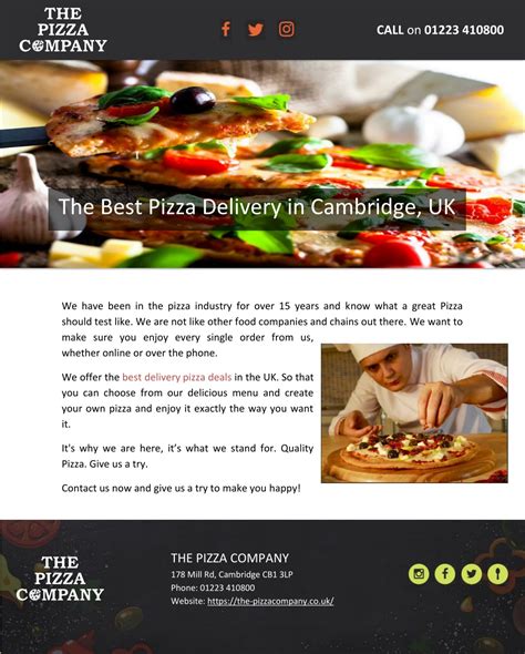 PPT - The Best Pizza Delivery in Cambridge, UK PowerPoint Presentation ...