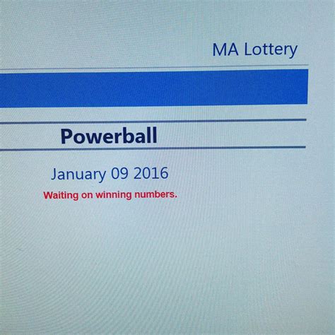 Mass Powerball Winning Numbers