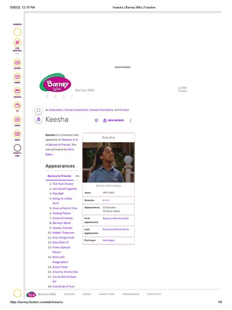 Keesha Barney Snack Time 的图像结果