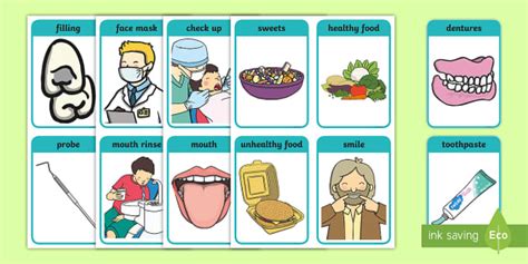 The Dentist Aistear Flashcards (teacher made) - Twinkl