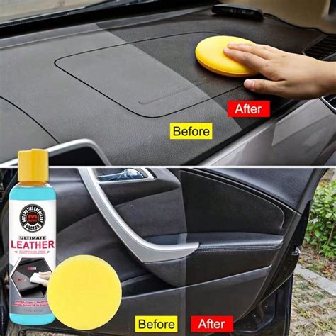 Car Interior Plastic Renewal Wax - Enhance Black And Gloss, Durable ...