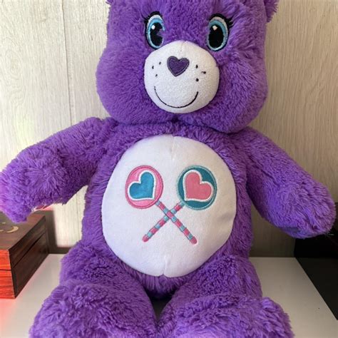 16 inch purple Care Bear Build a Bear #CareBears... - Depop