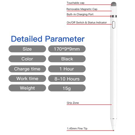 Buy Stylus Pen For Touch Screens Digital Pencil Active Pens For iPhone ...