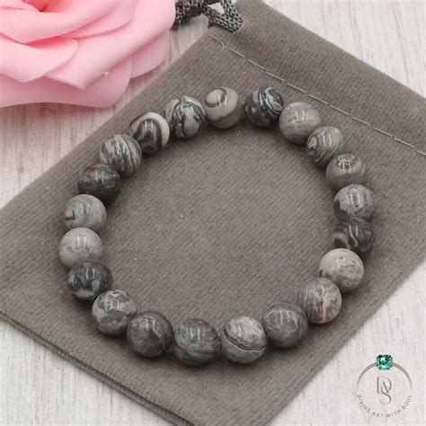 Natural Map Stone Bracelet – Divine Art with Soul