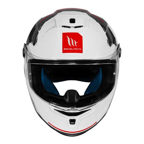 MT Hummer B Monti A5 Gloss White Helmet– Moto Central