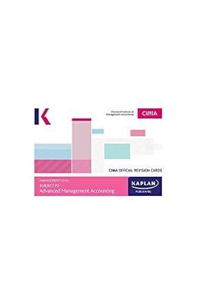 Buy CIMA P2 Advanced Management Accounting Book Online at Low Prices in ...