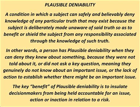 Deniability là gì? Từ Vựng, Ví Dụ Câu và Cách Sử Dụng Deniability