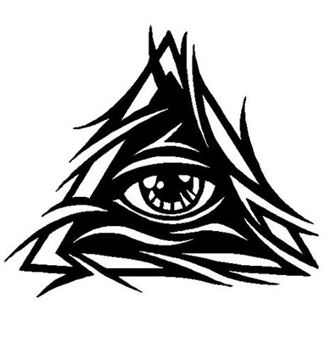 The Ansh Sticker Illuminati Stickers for Hood, Sides, Bumper (15 x 15 ...