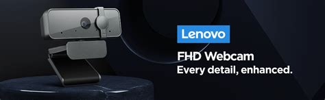 Lenovo FHD USB Webcam with Full Stereo Dual Built-in Mics | FHD 1080P 2 ...