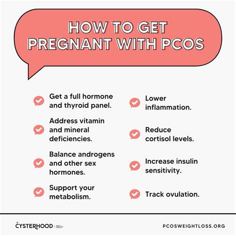 8 Tips For Getting Pregnant With PCOS - PCOS Weightloss