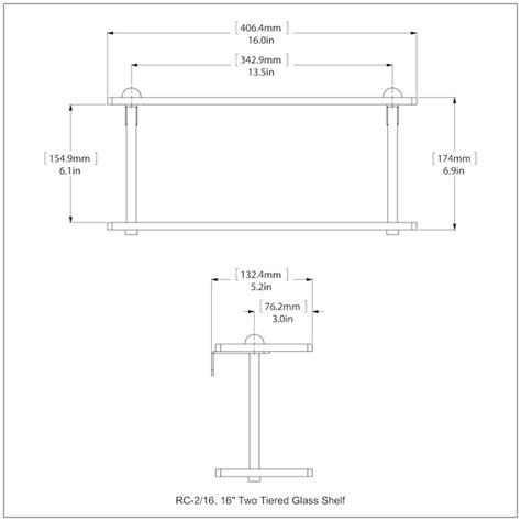 Allied Brass Matte White 2-Tier Wall Mount Bathroom Shelf (16-in X 8-in ...