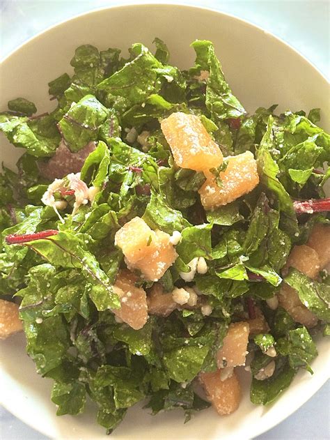 Swiss Chard Salad - Nourished with Maria
